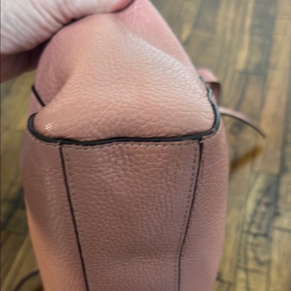 Coach Pink Leather Handbag Kelsey top handle and crossbody rose color VTG - Picture 10 of 17